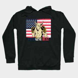 american shirt, charging bull, flag american,gift t-shirt Hoodie